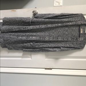 Hollister grey sweater kimono
